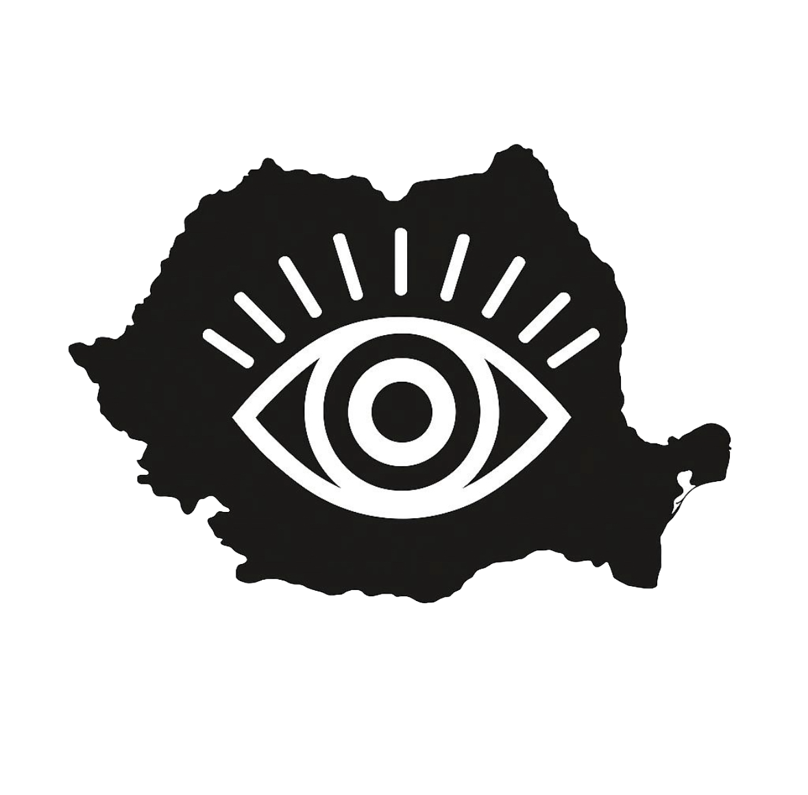 Sticker România Trează - Ochiul care vede, simbol al treziri